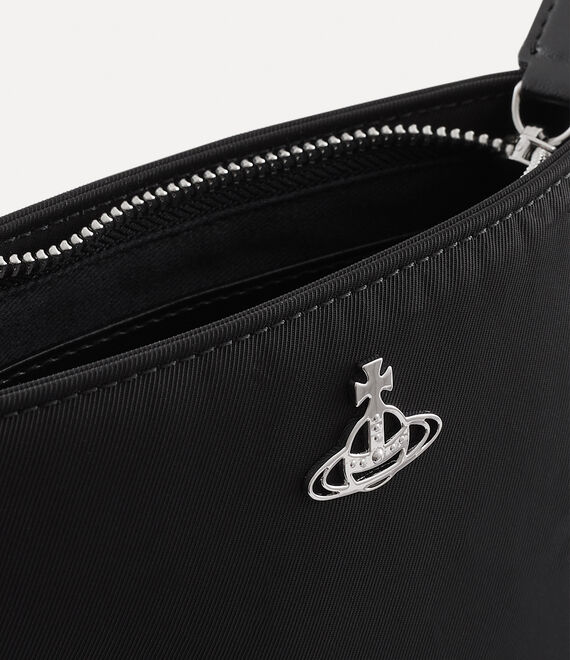 Vivienne Westwood Squire Square Crossbody in BLACK